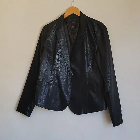 Calvin Klein shimmering jacket size XL/TG/EG - Picture 3 of 11